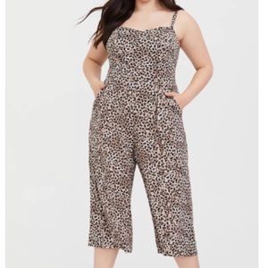 Torrid Leopard Print Jumpsuit